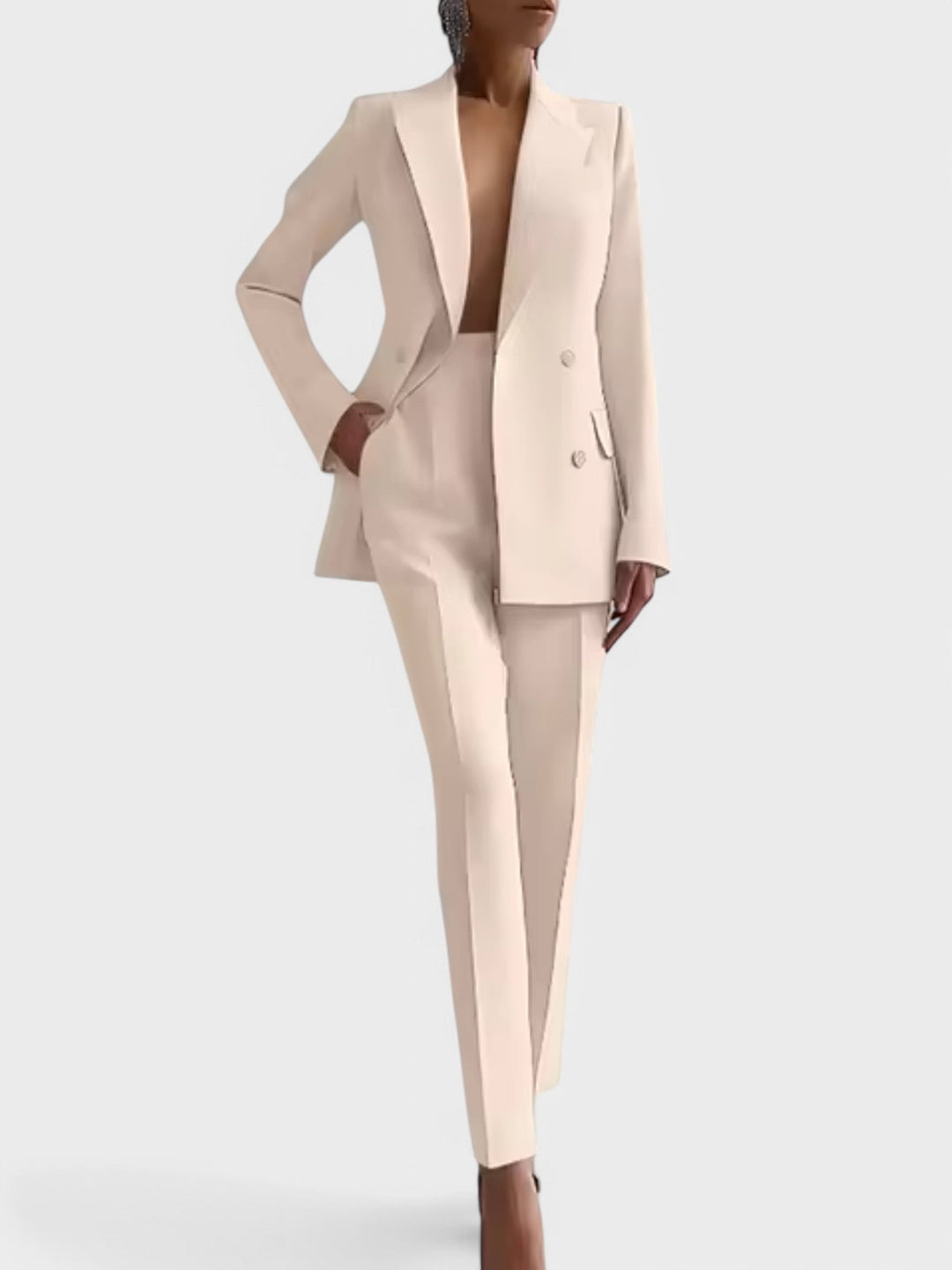 Marisa – Zestaw Marynarka i Spodnie Plisowane