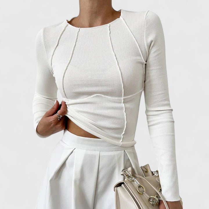 Rozminda | Wygodna Bluzka z Długim Rękawem