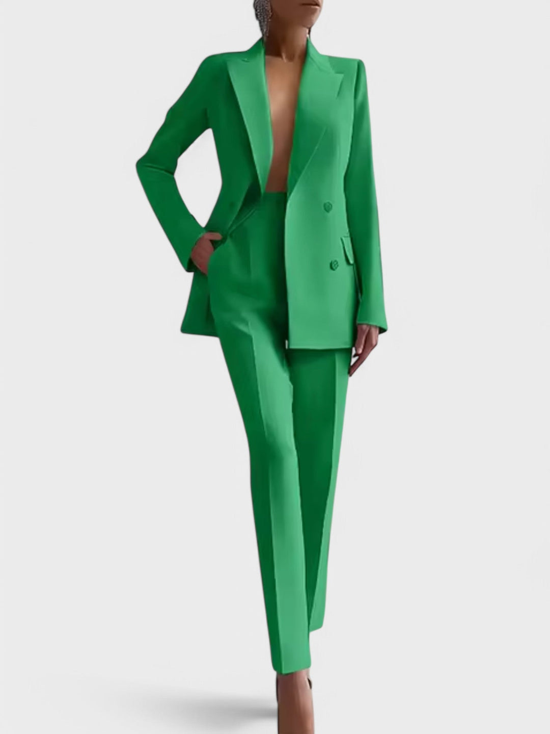 Marisa – Zestaw Marynarka i Spodnie Plisowane