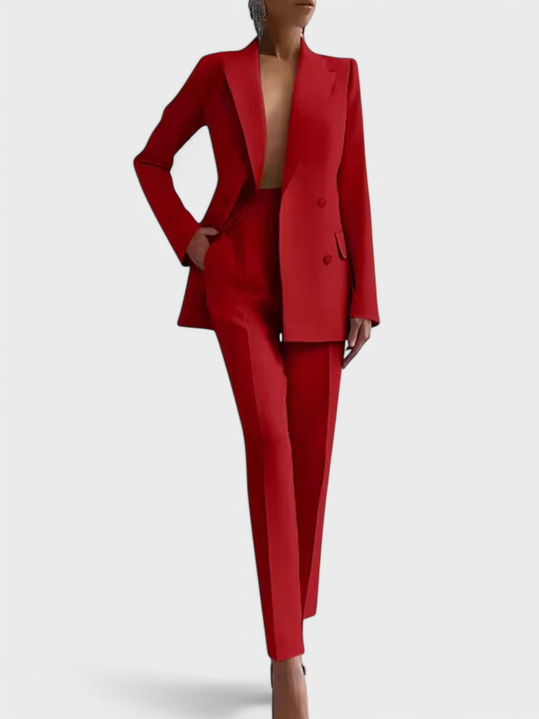 Marisa – Zestaw Marynarka i Spodnie Plisowane