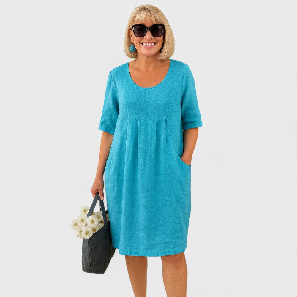 Marley - Sukienka z lnu na co dzień