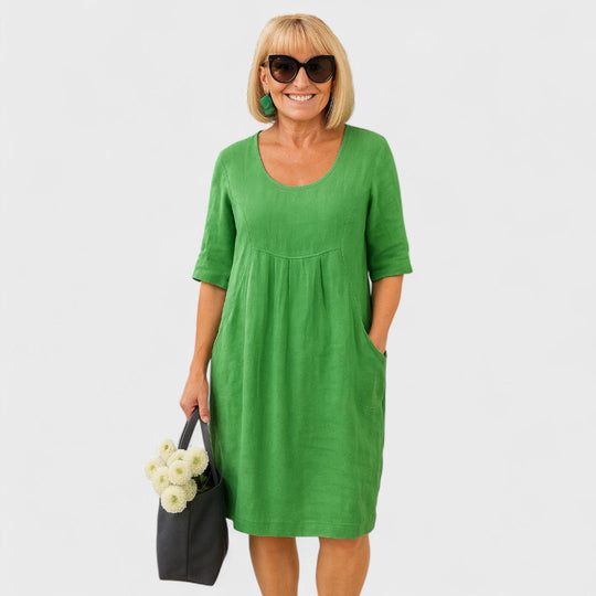 Marley - Sukienka z lnu na co dzień