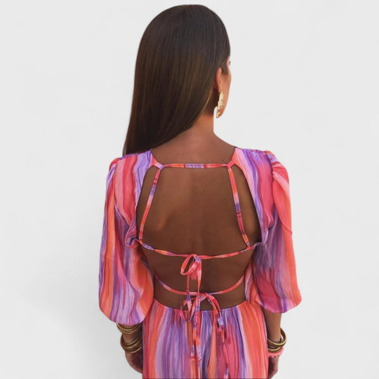 Paloma - Elegancka sukienka z wycięciami