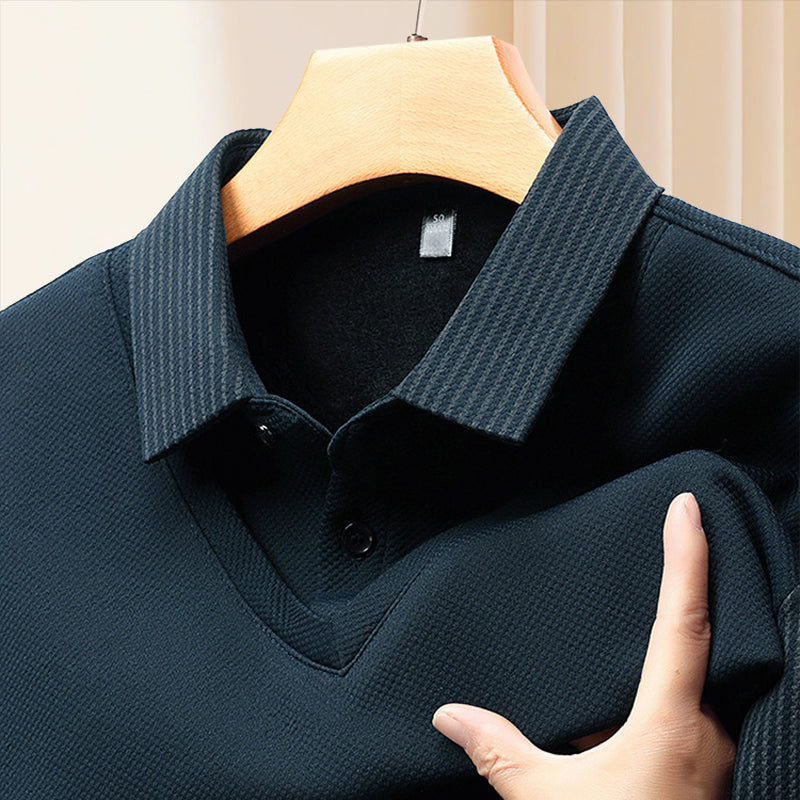 🔥49% ZNIŻKI! 🍂 Dwuczęściowa Koszula z Kołnierzykiem w Paski – Styl Jesienno-Zimowy z Oddychającej i Wygodnej Bawełny 👔📦