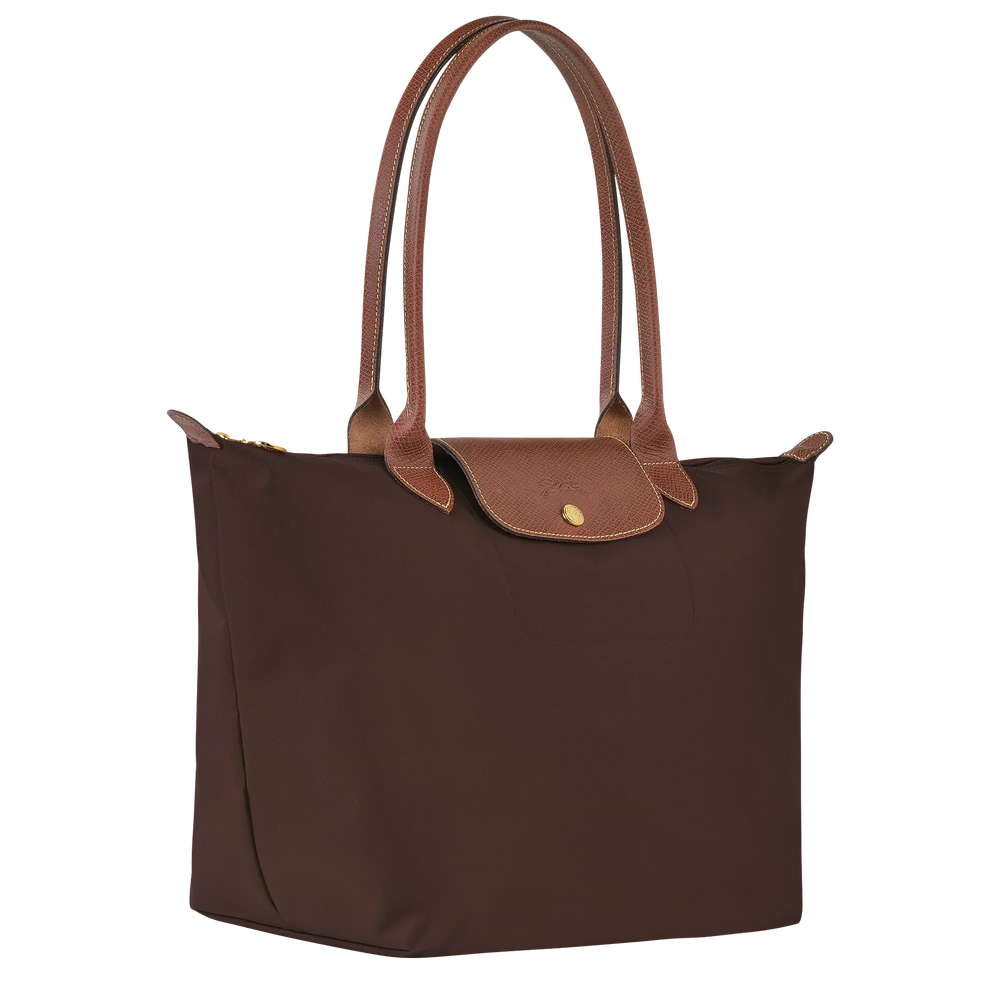 Longchamp - Duża torba Le Pliage, hebanowa