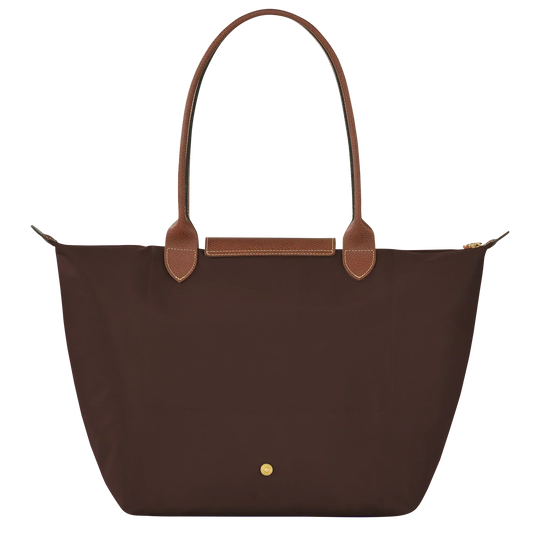 Longchamp - Duża torba Le Pliage, hebanowa