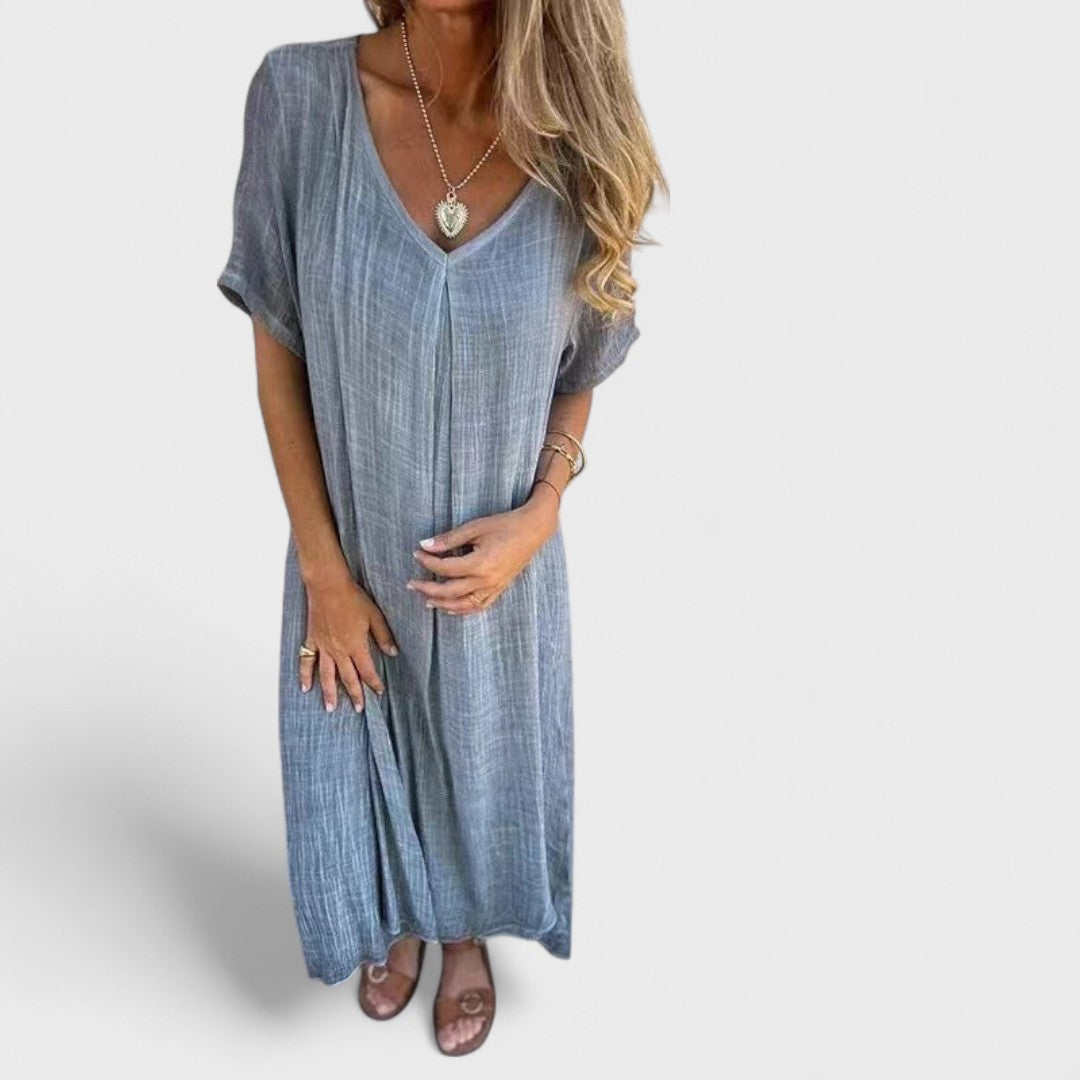 Naia - Sukienka z dekoltem w kształcie V