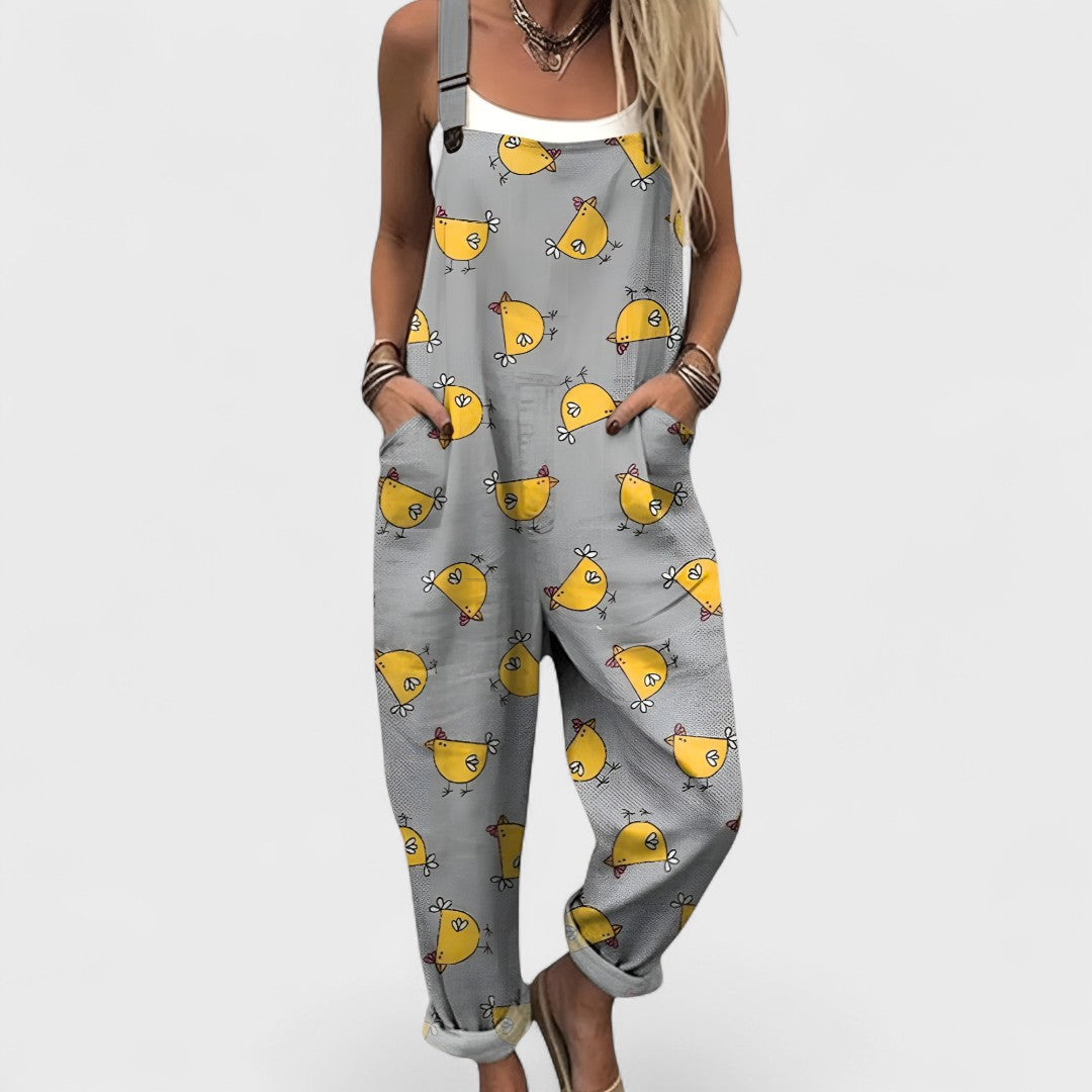 Anja - Wygodny i elegancki kombinezon o luźnym kroju