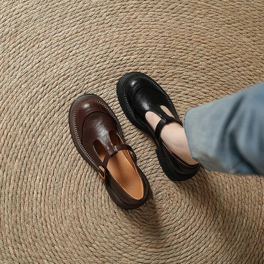 Eleganckie Paseczki – Skórzane Buty na Sezon