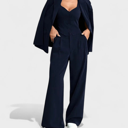 Hailey - Elegancki Garnitur 3‑Częściowy