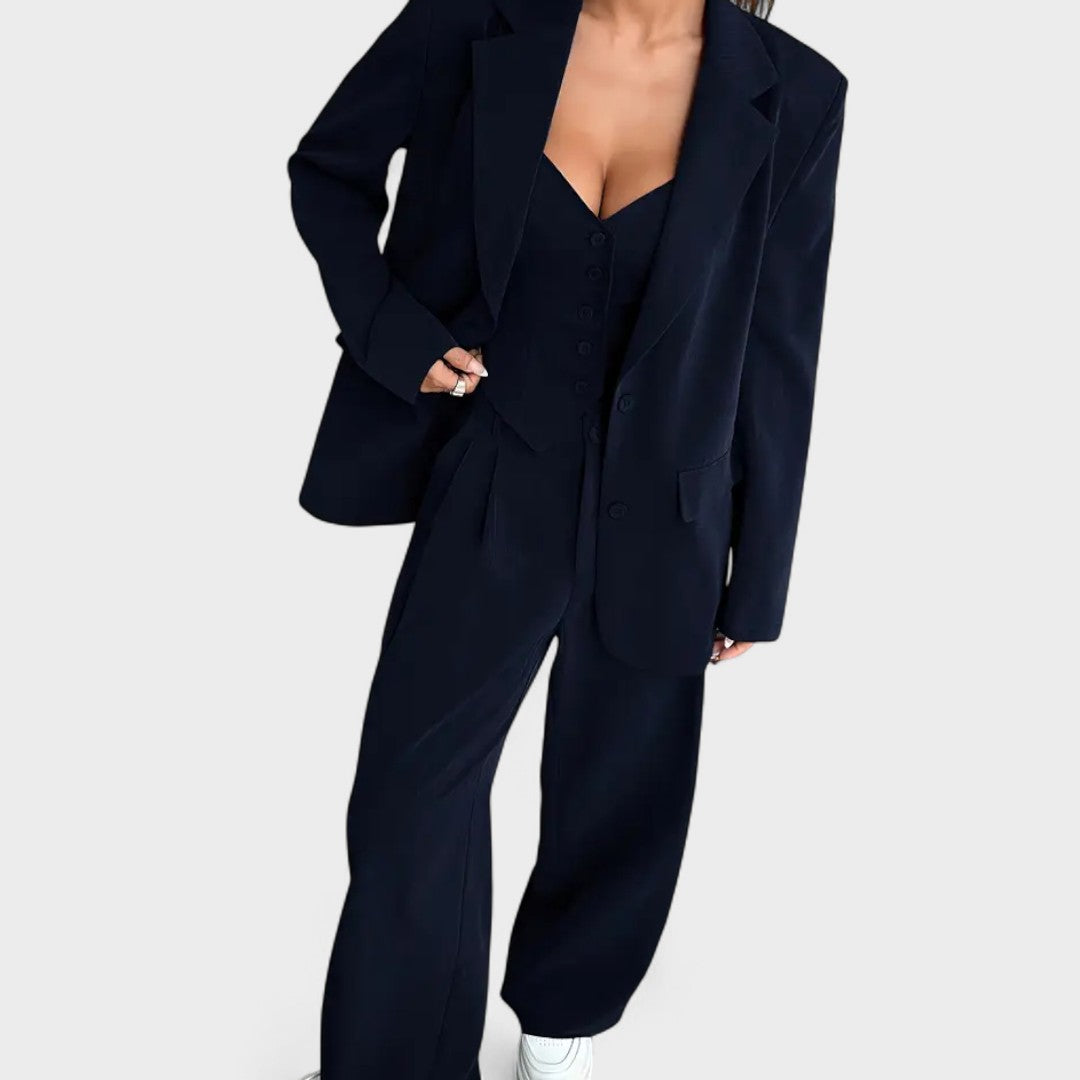 Hailey - Elegancki Garnitur 3‑Częściowy