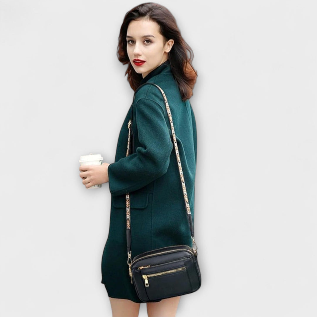 Karolina | Elegancka skórzana torba na ramię