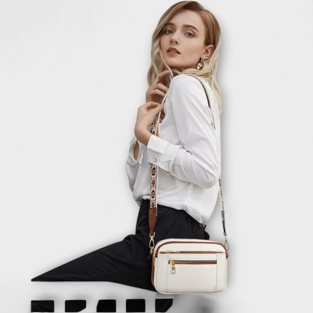 Karolina | Elegancka skórzana torba na ramię