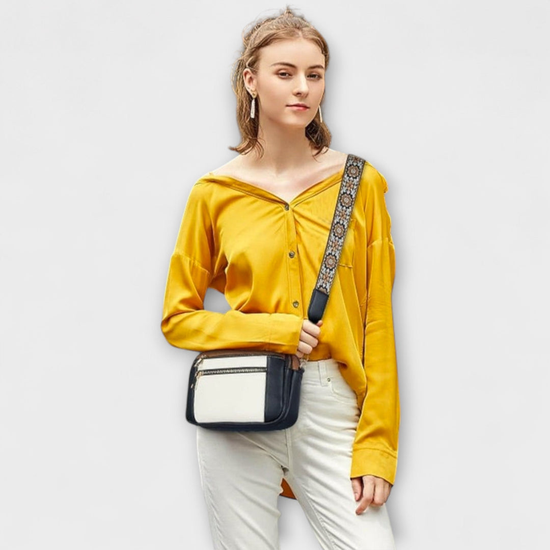 Karolina | Elegancka skórzana torba na ramię