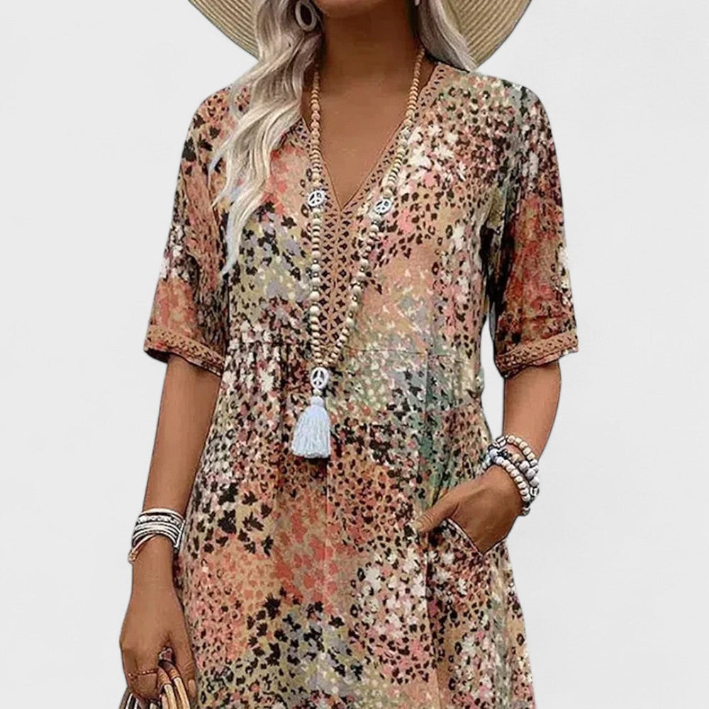 Colette - Wibrująca sukienka midi