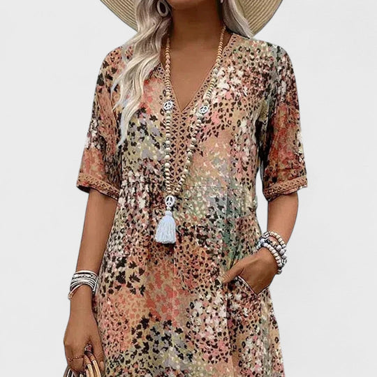 Colette - Wibrująca sukienka midi