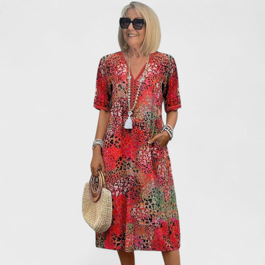 Colette - Wibrująca sukienka midi