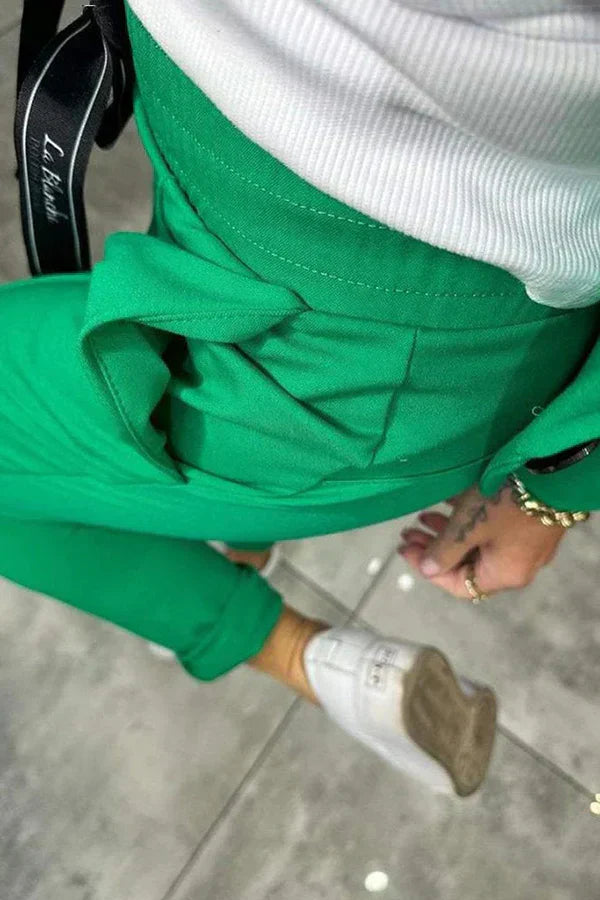 Isabelle | Spersonalizowany zestaw z miękką marynarką i luźnymi dresami