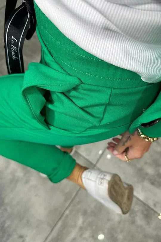 Isabelle | Spersonalizowany zestaw z miękką marynarką i luźnymi dresami